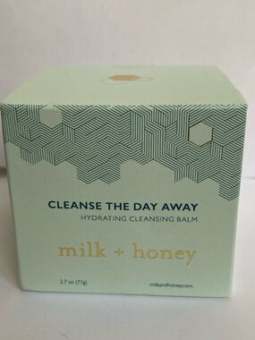 Milk + Honey Cleanse The Day Away Hydrating Cleansing Balm 2.7 Oz brand new